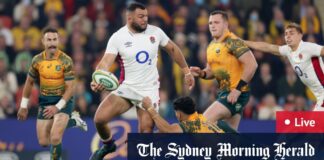 Test rugby LIVE updates: Tupou and Kerevi strike for Wallabies as England cling onto narrow lead