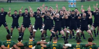 In pictures: Springboks in action against the All Blacks