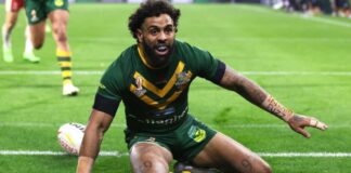 Rugby League World Cup: Josh Addo-Carr goes video game-mode in Australia’s enormous quarter-final win over Lebanon