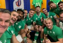 Inside Ireland dressing room celebrations following South Africa win as Johnny Sexton and co toast World Cup history